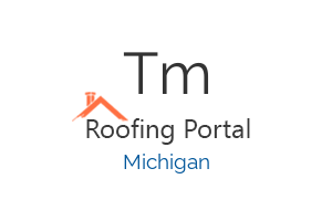 T & M Roofing Go Blue Dumpsters